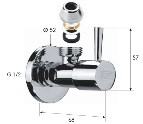 Набор аксессуаров для раковины Remer KIT10COMPBG