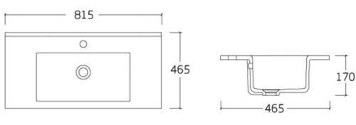 Раковина Vincea VBS-13980MA