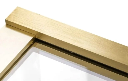 Шторка на ванную Rea Elegant gold matt 70 W6600