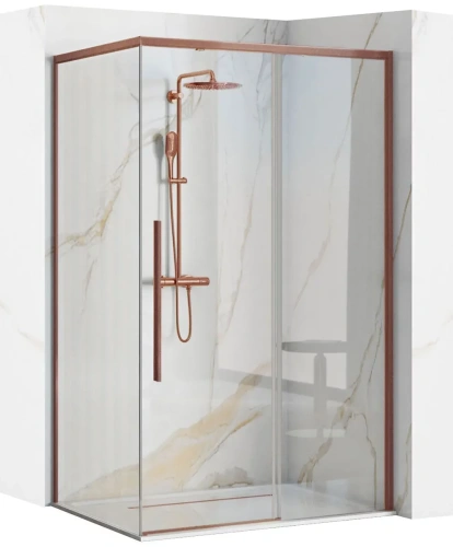 Душевой уголок Rea Solar Brush Copper 90x120 K9514