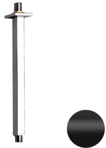 Кронштейн потолочный 30 см Remer 347S30NO, черный матовый