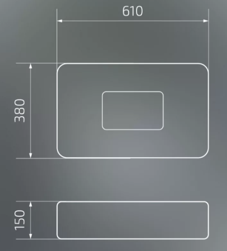 Умывальник Gid Bm9598