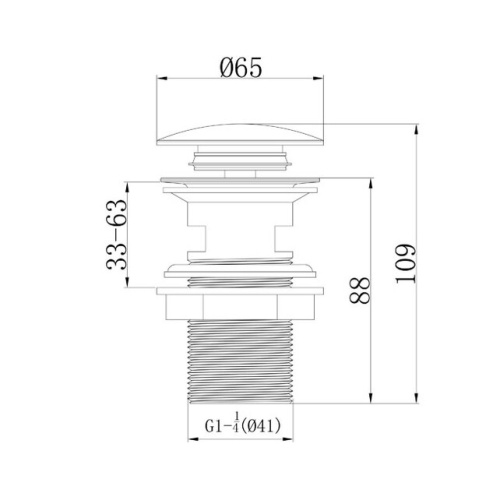 Смеситель для умывальника Caprigo Adria-uno 02-524-VOT