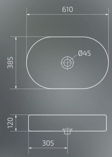 Умывальник Gid Bm1479
