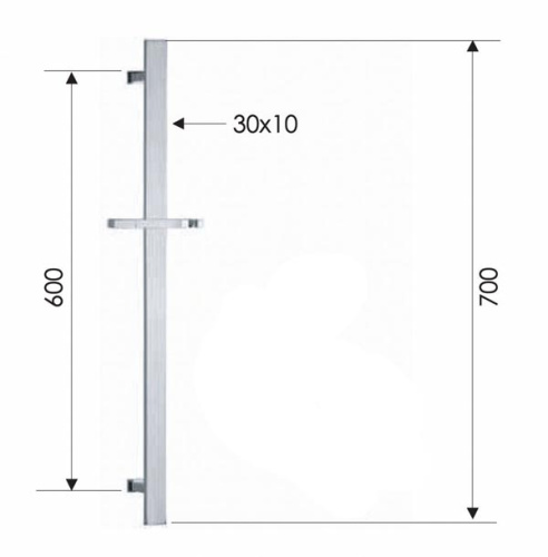 Душевая стойка 70 см Remer 317R