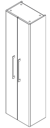 Пенал подвесной Caprigo Accord 45 2251-SF046