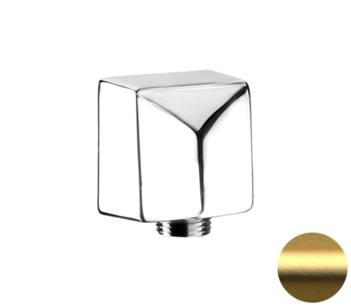 Шланговое подключение для душа Remer 309SBG, золото брашированное