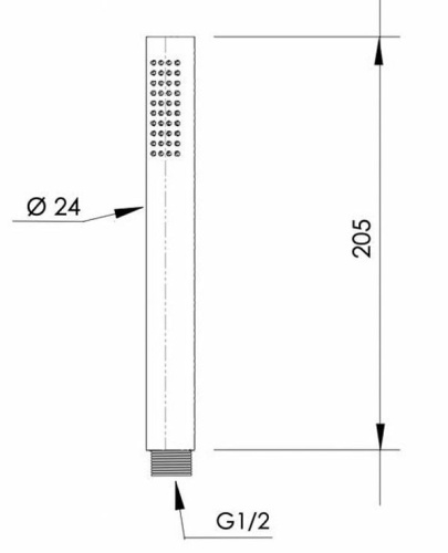Ручной душ Remer 317MDX