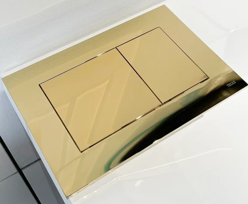 Кнопка смыва Tece Now 9240439 золото глянцевое