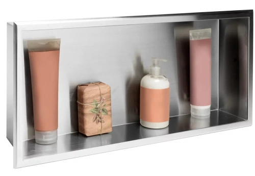 Полка врезная Rea 03 nikiel matt 05602