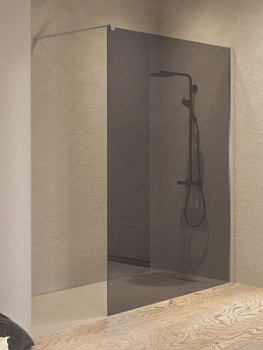 Душевая стенка Kolpa-San Calypso WO 120 silver brill graphite 517820