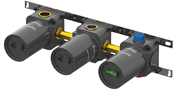 Скрытая часть горизонтальная на 2 выхода Remer WBOX97D2