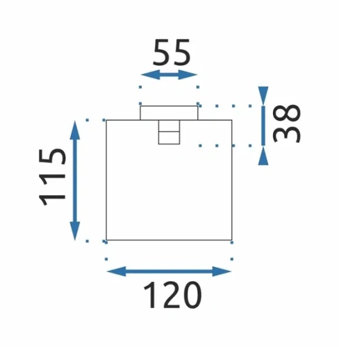 Бумагодержатель Rea OSTE 05 gold 80080
