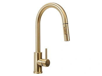 Смеситель для мойки Rea Fresh gold matt B9148