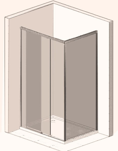 Душевой уголок Vincea Como VSR-1C9012CGB
