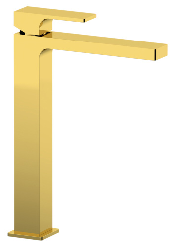 Смеситель для раковины Remer Absolute AU11LDO, золото глянцевое