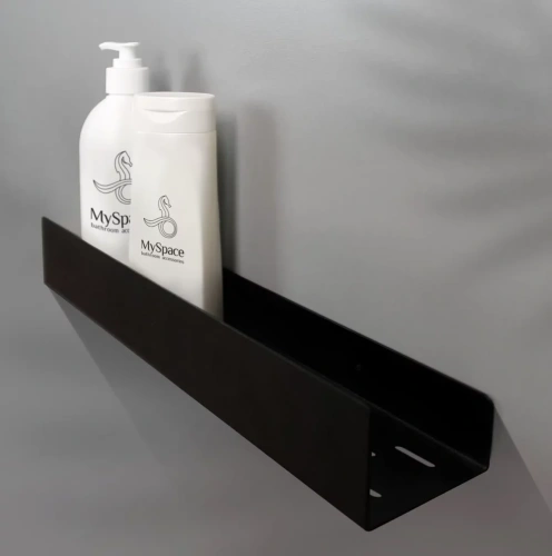 Полка для ванной Rea SF04-600-B black matt 06004