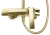 Душевая система Rea Rebel gold P2413