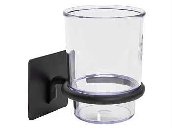 Подстаканник подвесной Rea black matt 77070
