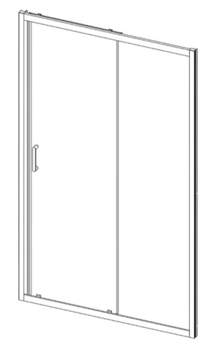 Душевая дверь Vincea Alpha VDS-3AL100CL