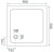 Душевой поддон Rea Savoy Black 90x90 K4803