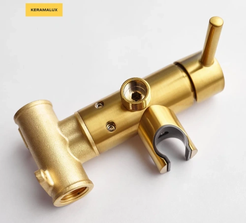 Гигиенический душ CeramaLux KRS/007 золотой матовый