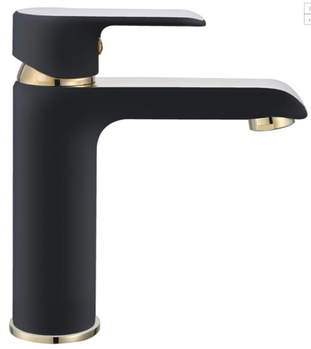 Смеситель для умывальника Rea Bloom Black Gold B9933