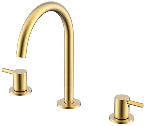 Смеситель для раковины Nemo Round NM-2315BG brush gold