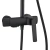 Душевая система Rea Rebel black P2416