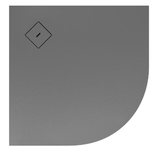 Душевой поддон Kolpa-san Moonwalk R 90x90 R550 antracit 922880