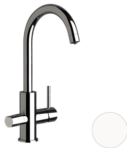 Смеситель для кухни Remer X Style N792DWBO, белый матовый